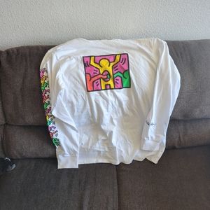 H&M Keith haring Long sleeve t shirt